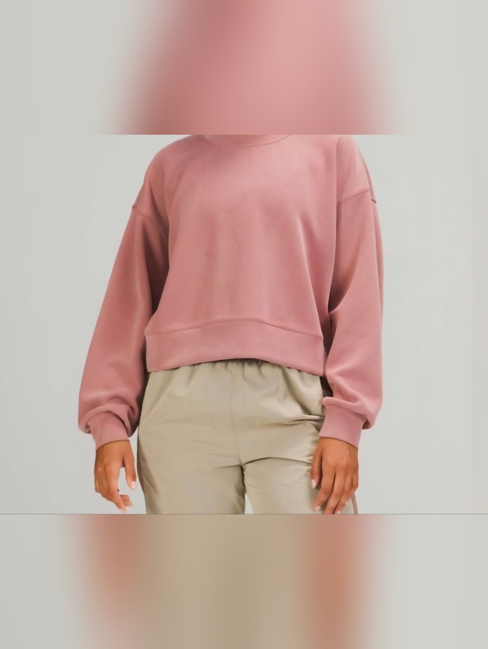 Lululemon Perfectly Oversized Cropped Crew
